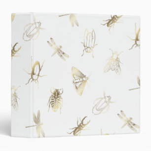 big bugs pattern 3 ring binder