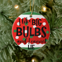 Big Bulbs Customized Funny Holiday Christmas Tree