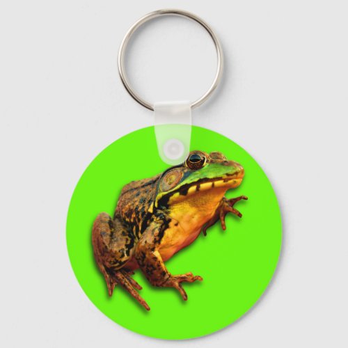 Big Bullfrog Green Keychain