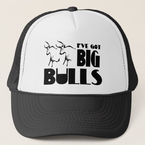 Big Bulls _ Funny Farmer Trucker Hat