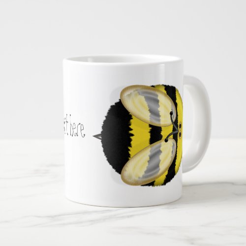 Big Bumble Bee Personalized Jumbo Mug