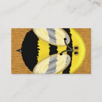 Big Bumble Bee Social Networking Profile Business Card by Specialeetees at Zazzle