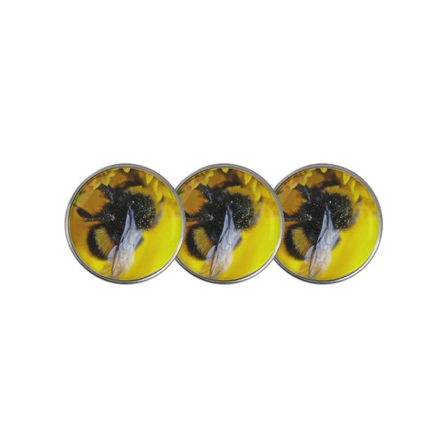 Big bumblebee golf ball marker (3 Up)