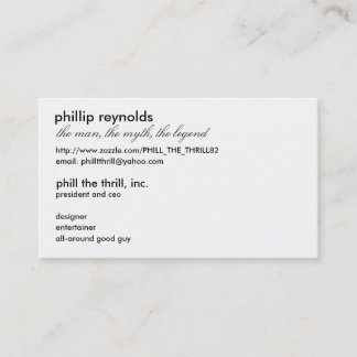 Big Business Card