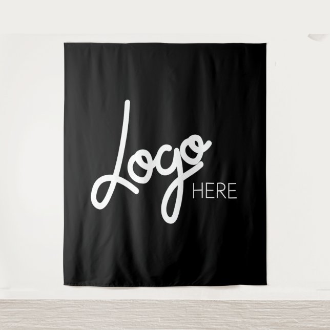 Big Business Logo Modern Minimalist Black Backdrop (Front)
