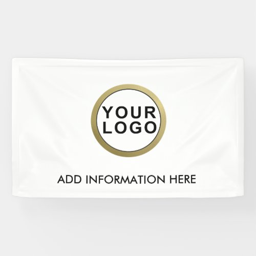 Big Business Logo Professional Black White Banner