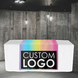 Big Business Logo Table Runner Banner Rainbow Tapestry