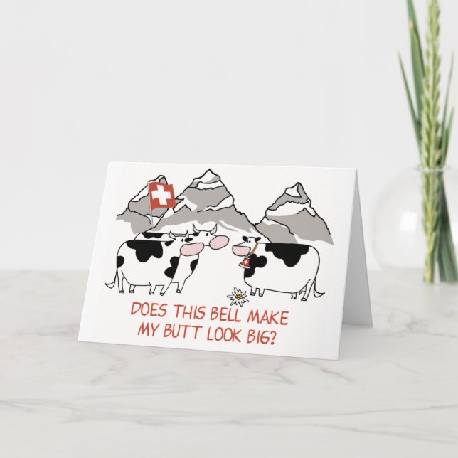 Big Butt Greeting Card (Front)