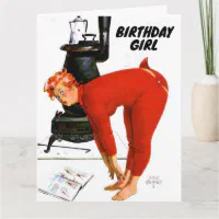 websted Blot grill BIG BUTT NAUGHTY GIRL SPANKING BIRTHDAY CARDS | Zazzle