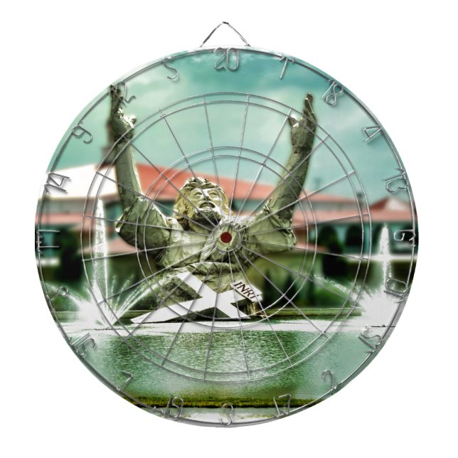 Big Butter Jesus  Touchdown Jesus Dartboard With Darts (Front)