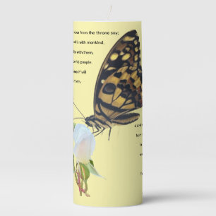 Big butterfly, Pillar Candle