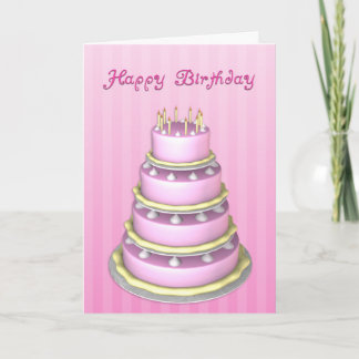 Big Cake Birthday Card