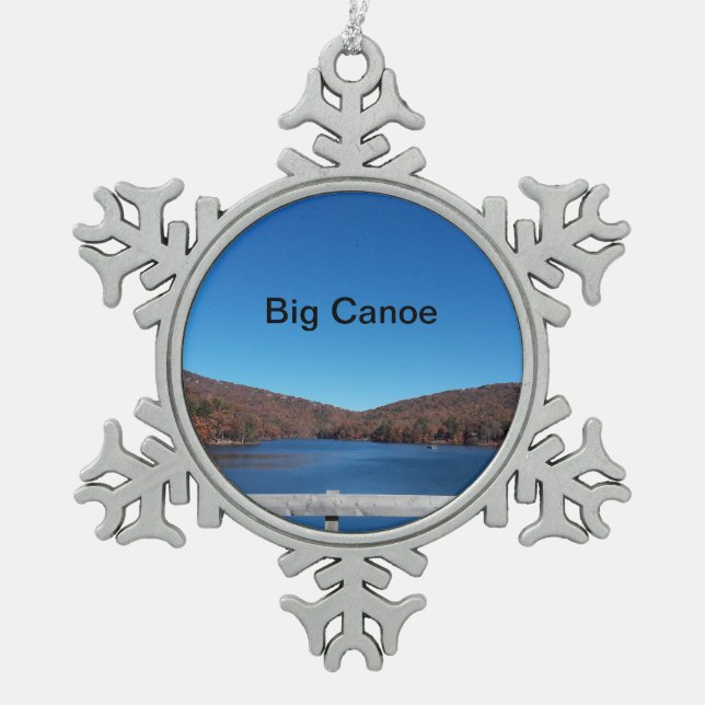 Big Canoe Christmas Tree Ornament (Front)