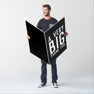 Big Card, Big (18" x 24") BIG THANK YOU OVERSIZED Card