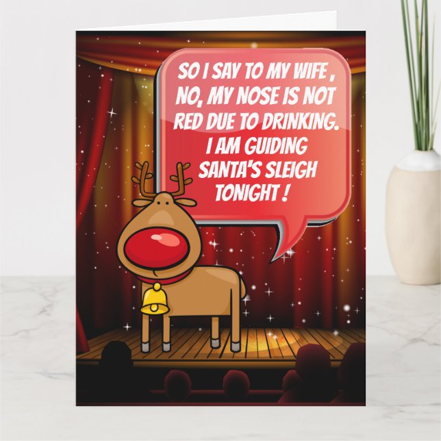 Big Card Christmas Humor  (Front)