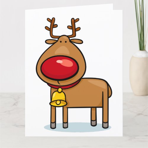 Big Card Christmas Reindeer Humor 