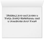 Big Card  Merry Christmas (Inside Horizontal (Bottom))