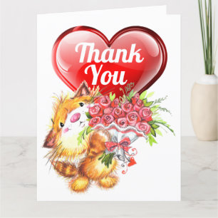 Big Card Thank You and Friendship