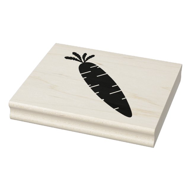 Big Carrot Rubber Stamp (Stamp)