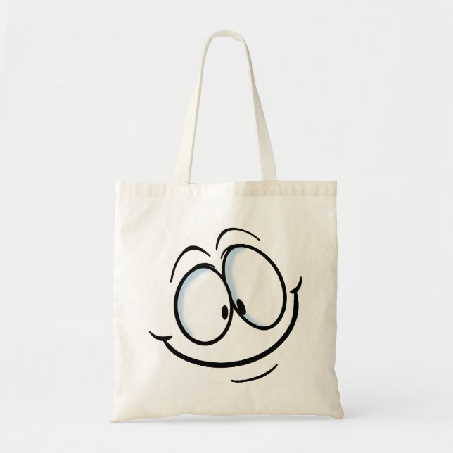 Big Cartoon Smile 2 Tote Bag (Front)