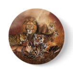 Big Cat Art Button