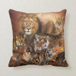 Big Cat Art Designer Pillow