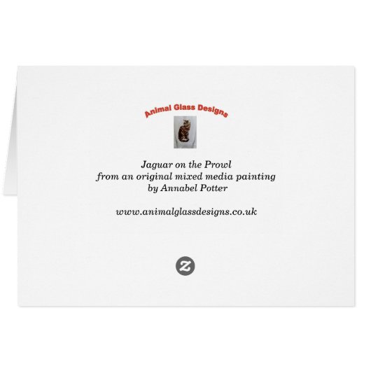 Big Cat Art Jaguar (Back Horizontal)