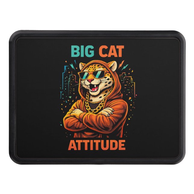 Big Cat Attitude Hitch Cover (Front)