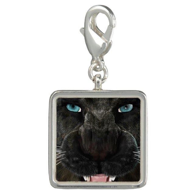 Big Cat Black Panther Charm (Front)