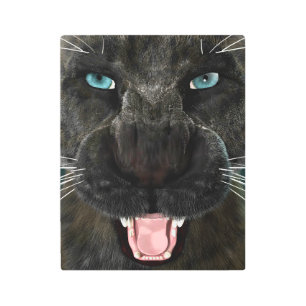 Big Cat Black Panther Metal Print