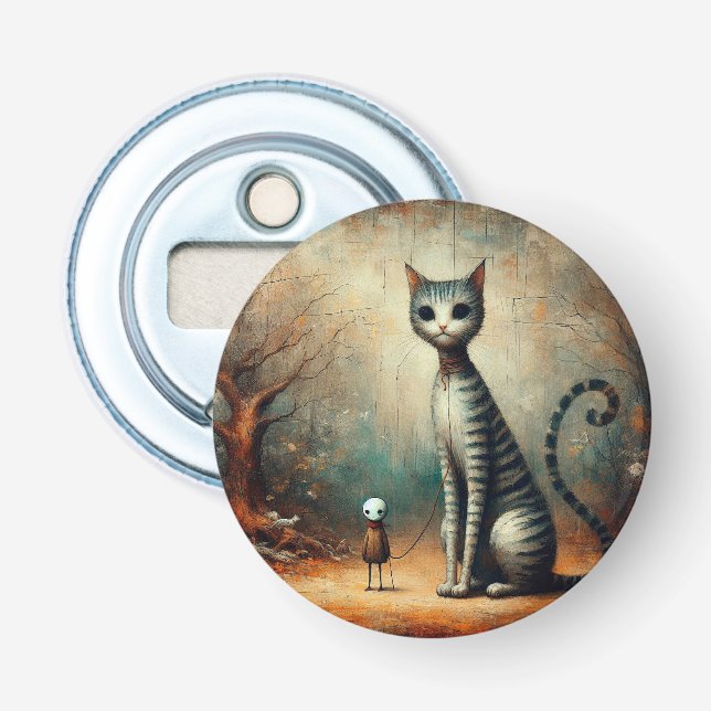 Big cat bottle opener (Front)