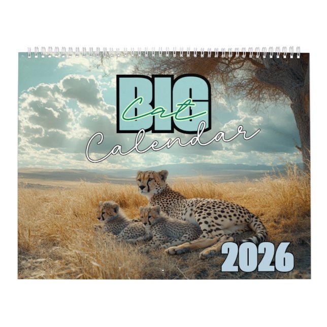 Big Cat Calendar 2026 (Cover)