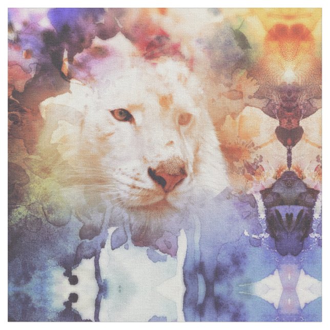 Big Cat Grunge Fabric (Close Up)