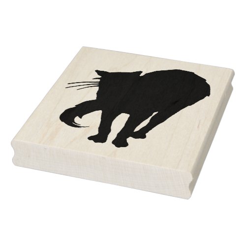 Big Cat Large Tail Rubber Stamp