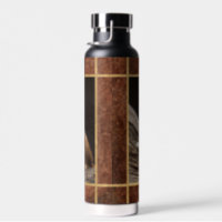  Personalized Water Bottle with Straw Lid on Panther