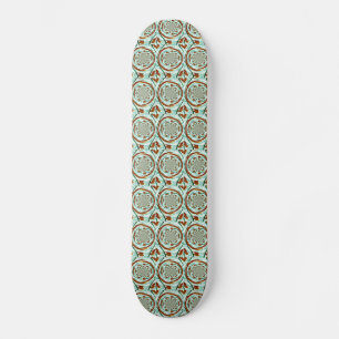 Big Cat Lions Abstract Wildlife Pattern Skateboard Deck