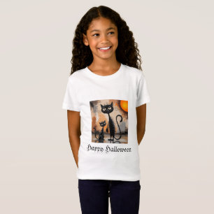 Big Cat Little Cat Halloween T-Shirt