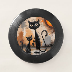 Big Cat Little Cat Halloween Wham-O Frisbee