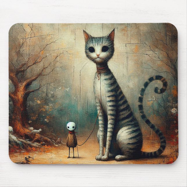 Big cat mouse pad (Front)