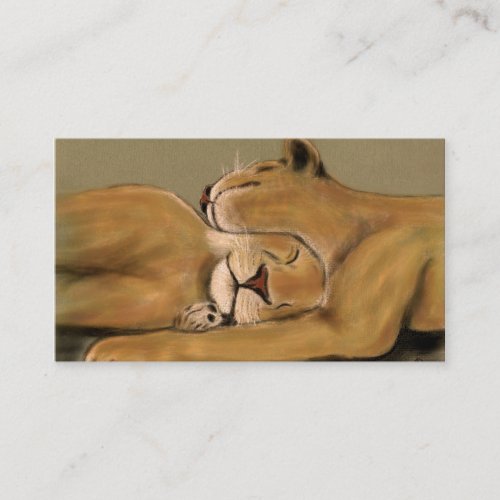 big cat nap business card