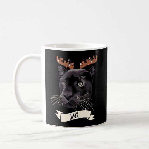 Big Cat Rescue Jinx Leopard Christmas Coffee Mug