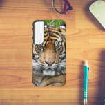 Big Cat Sumatran Tiger Photo Samsung Galaxy S22 Case<br><div class="desc">Protect your Samsung Galaxy S22 phone with this durable phone case that features the photo image of a big cat Sumatran Tiger. Select your phone style. For other phone brands,  you will need to customize case to fill image to edges of design template.</div>