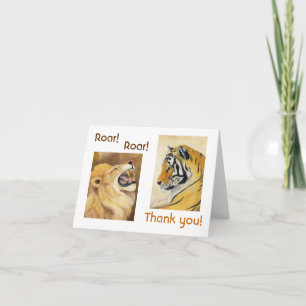 Big Cat Thank You card