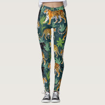 Big Cat Tiger Seamless Pattern