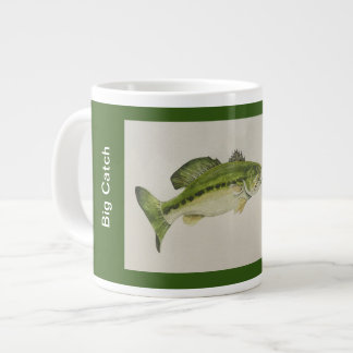 Big Catch, Big Bass Giant Coffee Mug