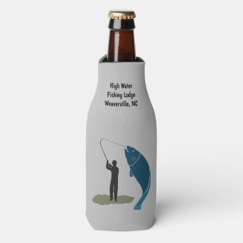 Big Catch Customizable Fisherman's Bottle Cooler by sfcount at Zazzle