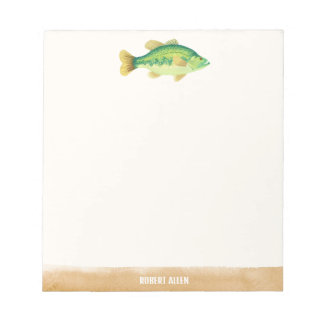 Big Catch Illustrated Fish Notepad