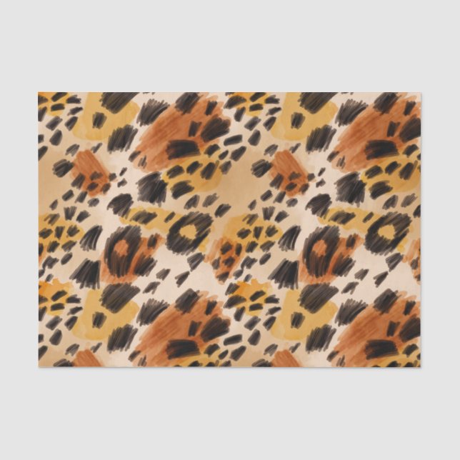 Big Cats Animal Print  Tissue Paper (Front)