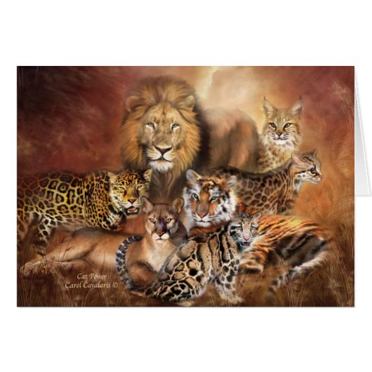 Big Cats ArtCard Cards (Front Horizontal)