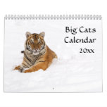 Big Cats Calendar at Zazzle
